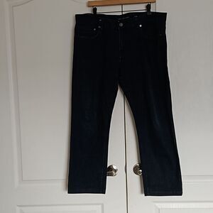 Calvin Klein Men Slim Fit Jeans 38×32 Dark Blue Washed